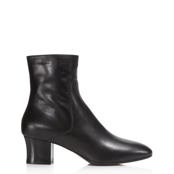 Aquatalia Black Fortuna Leather Weatherproof Boots - Picture 5 of 6